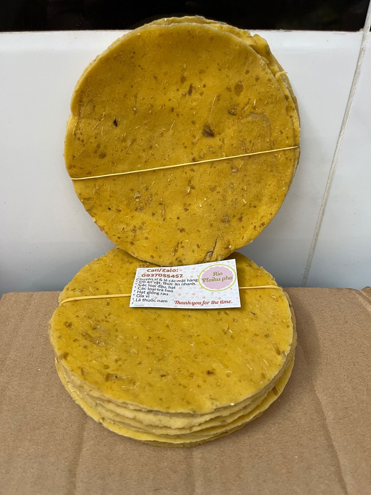 200gr/Xấp 10 bánh Khoai lang lệ cần Gialai