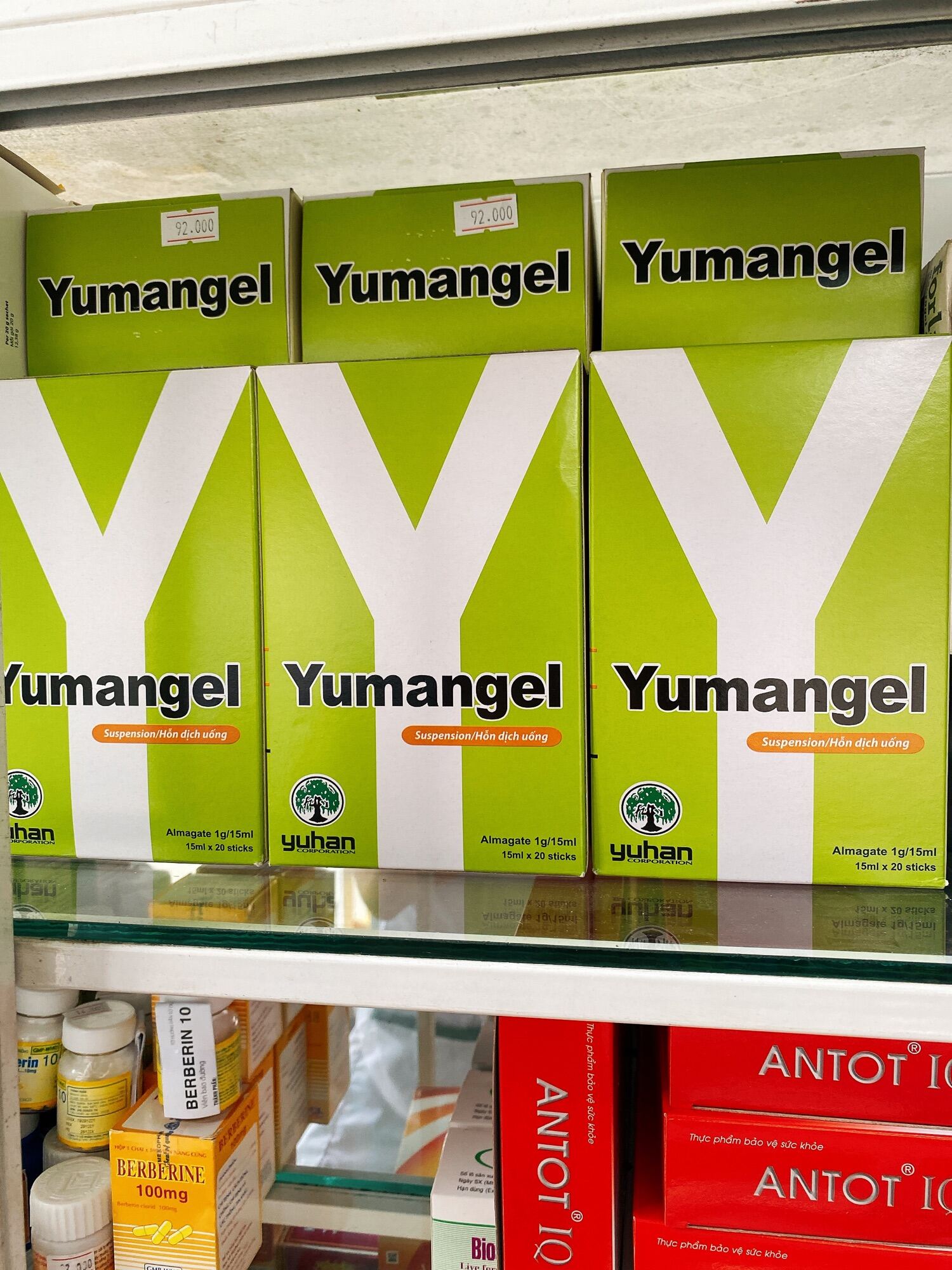 Gel dạ dày Yumangel Hàn Quốc - Hộp 20 gói