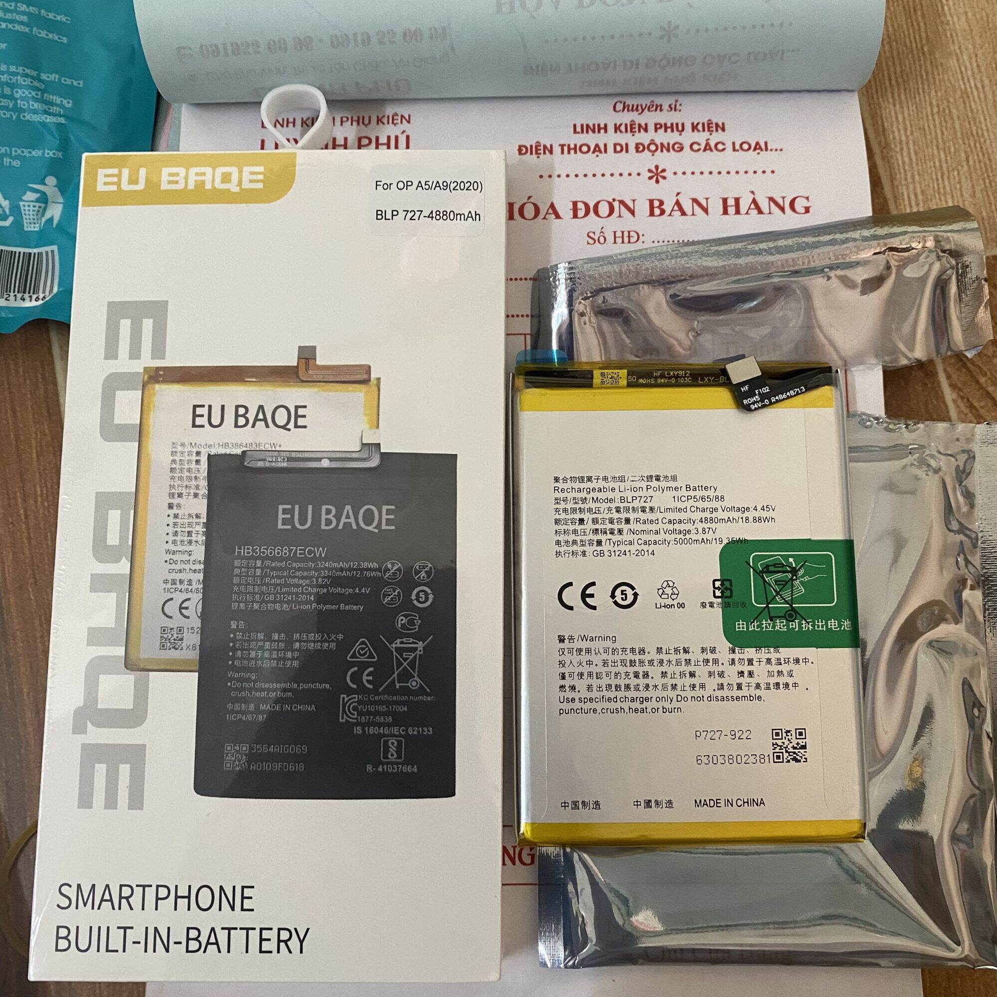Pin oppo a5 2020 blp727 zin,pin baqe eu bao test