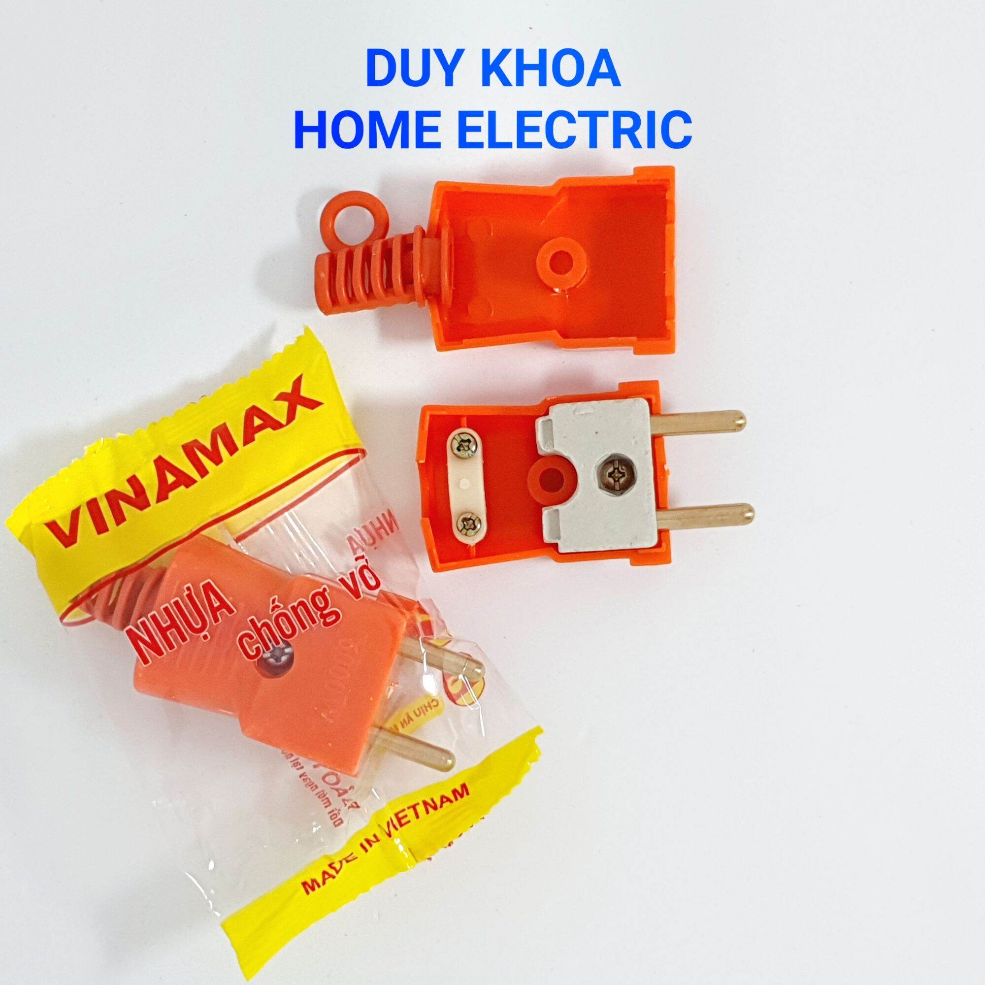 Phích cắm điện lõi sứ chịu tải 6000w vinamax® - hàng việt nam chất lượng cao