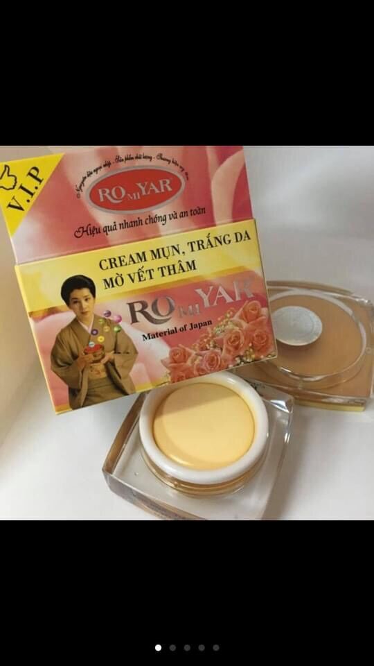 Kem mụn trắng da mờ vết thâm Romiyar