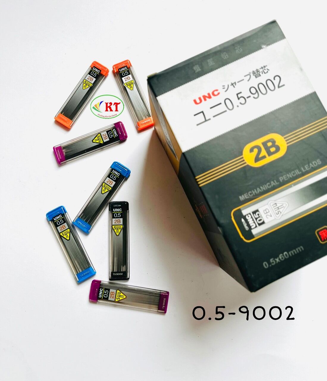 Ruột bút chì bấm 2B - 0.5mm - 0.7mm - 0.3mm
