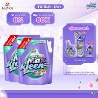 Combo 2 Túi Nước Giặt Xả MaxKleen Thiên Nhiên 3.6kg/túi