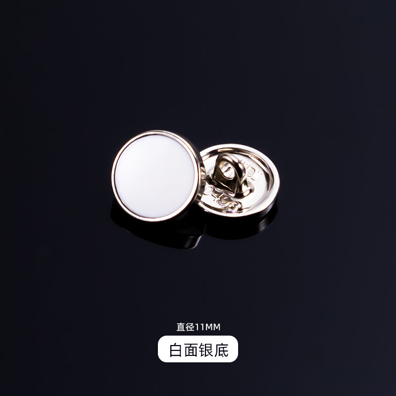 Áo sơ mi cúc cài áo sơ mi kim loại cúc áo sơ mi nam cao cấp hình tròn cài áo nữ áo cúc nhỏ váy cúc trang trí tay ngắn