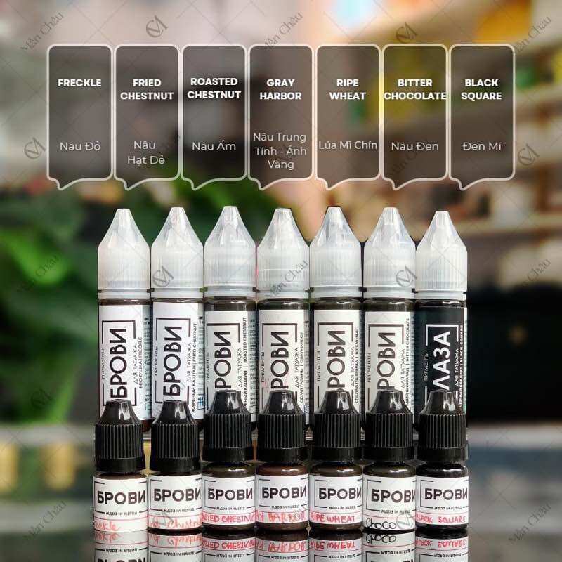 Mực brovi nga-mực xăm cao cấp