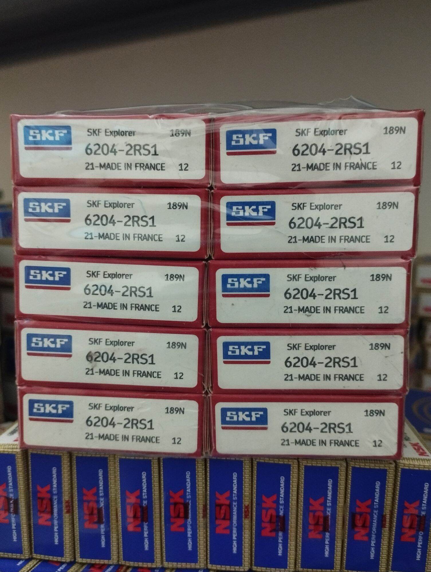Vòng bi - bạc đạn 6204 - skf - nắp nhựa