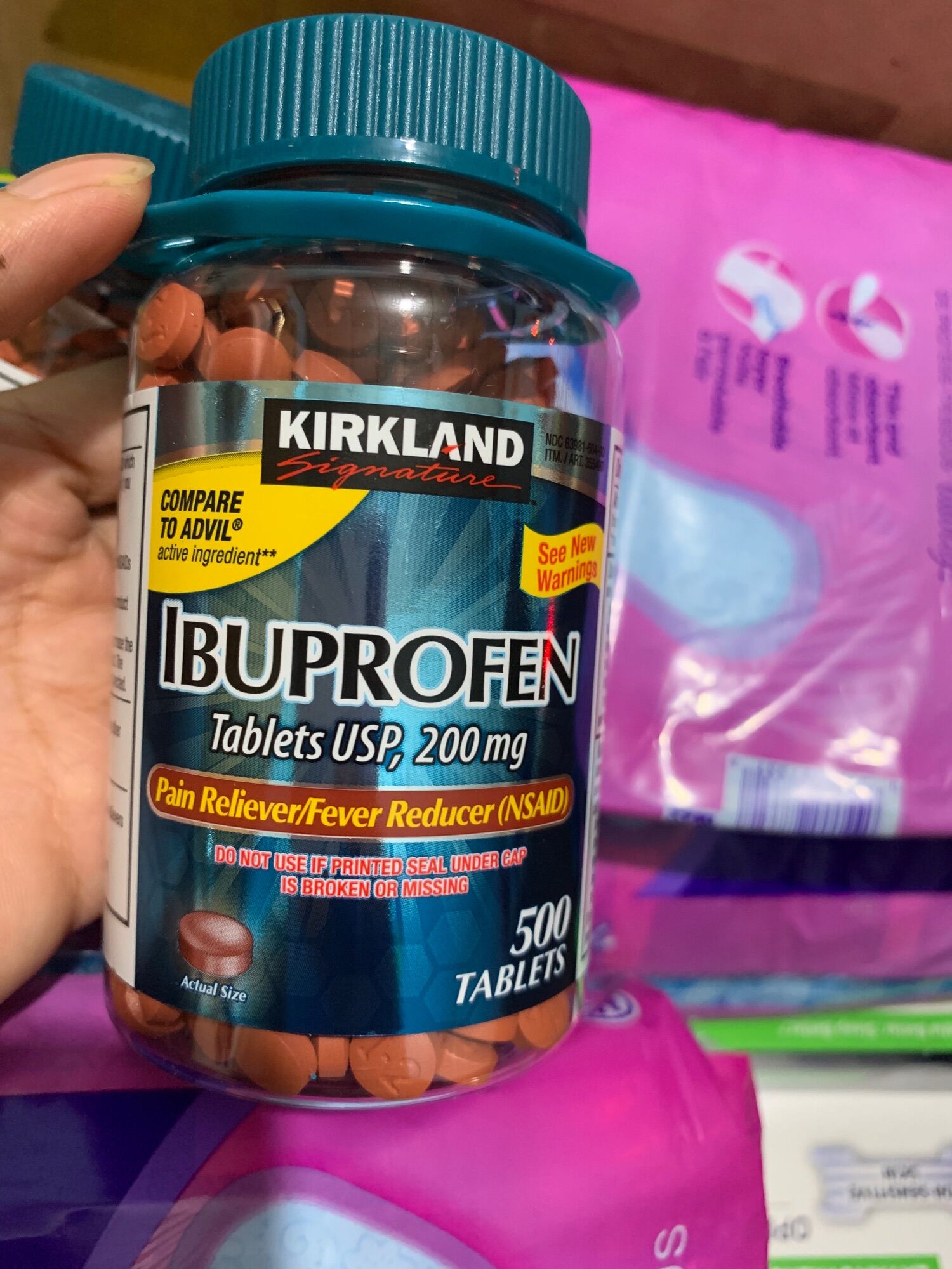 Ibuprofens  Mỹ 1 cặp 2 chai (2*500 viên)