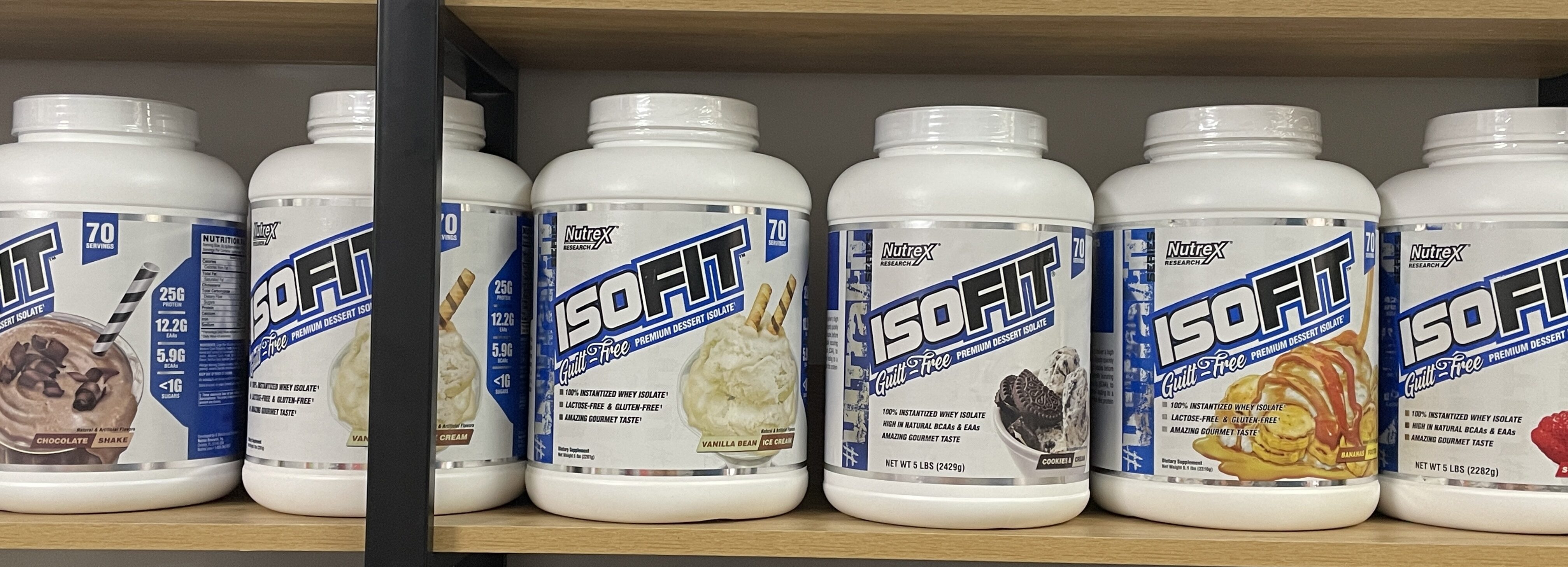 Nutrex IsoFit - Whey Protein Isolate 5Lbs ( 70 Serving) - Hàng chính hãng - Tặng Shaker