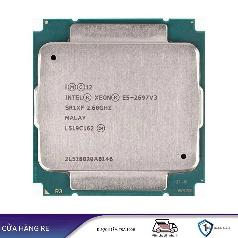 Bộ Xử Lý CPU Intel Xeon E5-2697V3 14 Nhân 260 GHz LGA 2011-3 Dành Cho Máy Chủ Hỗ Trợ DDR4 Với PCIe 3