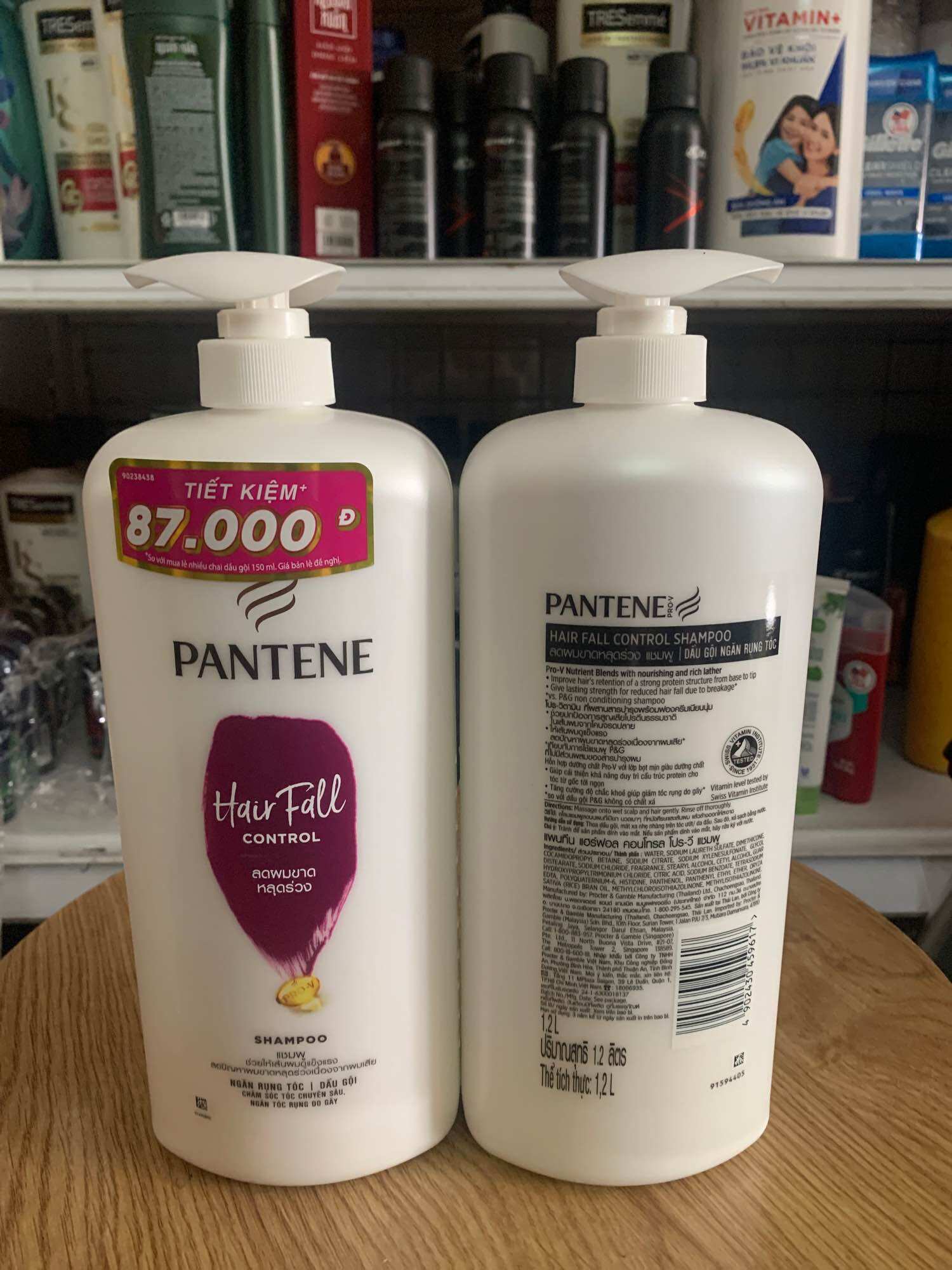 Dầu gội Pantene ngăn rụng tóc 1200ml