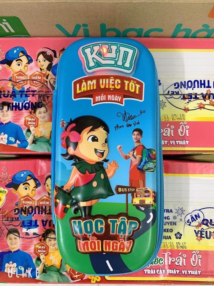 Hộp bút kun - quà tặng từ sữa kun