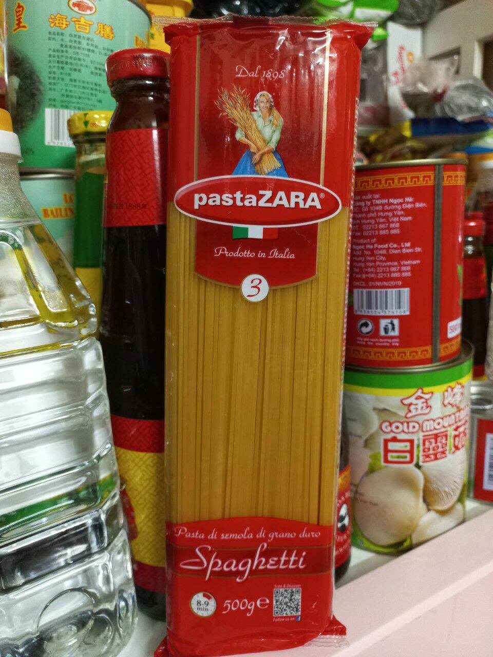 Mì ý spaghetty pasta zara số 3 500g