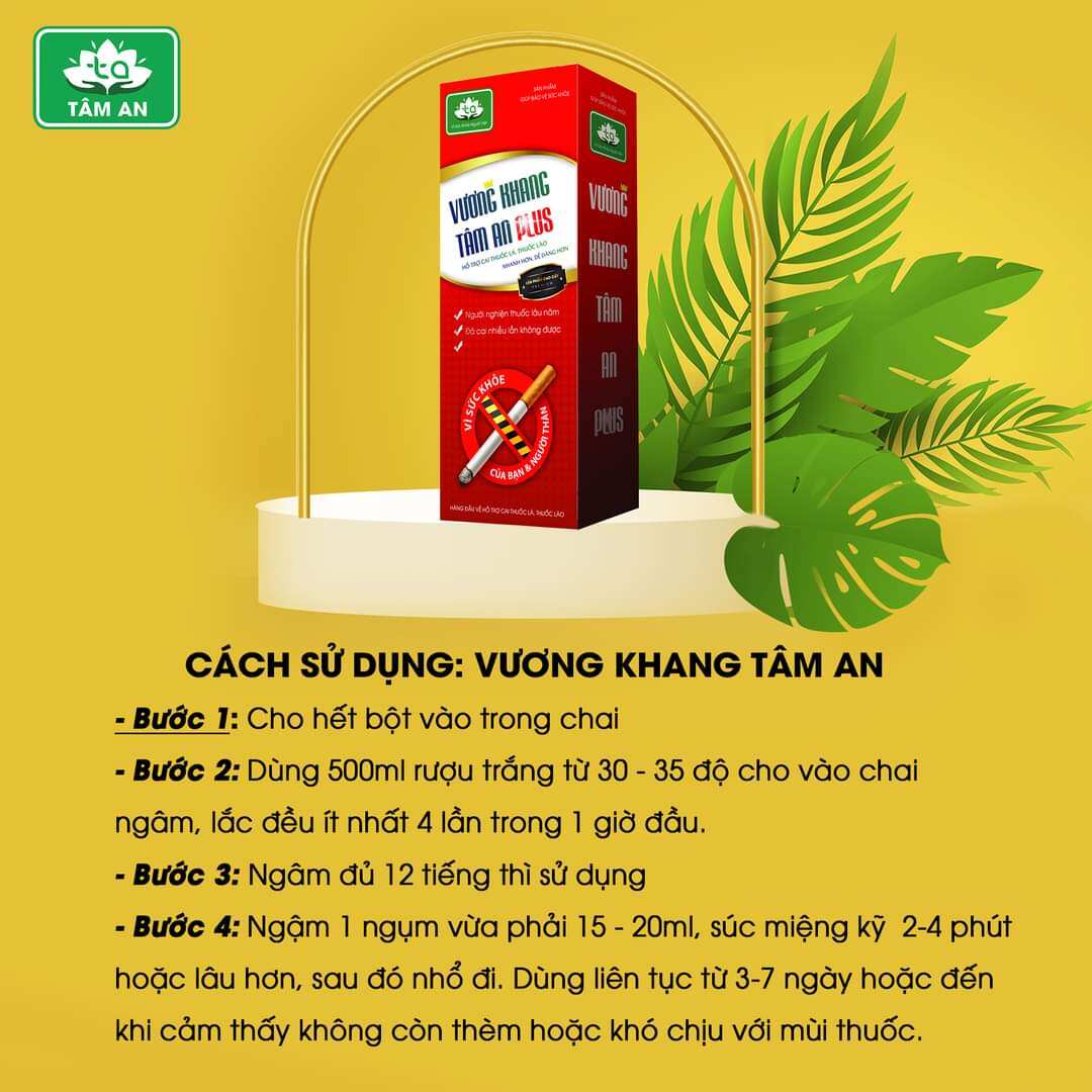 Bột cai thuốc lá thuốc lào