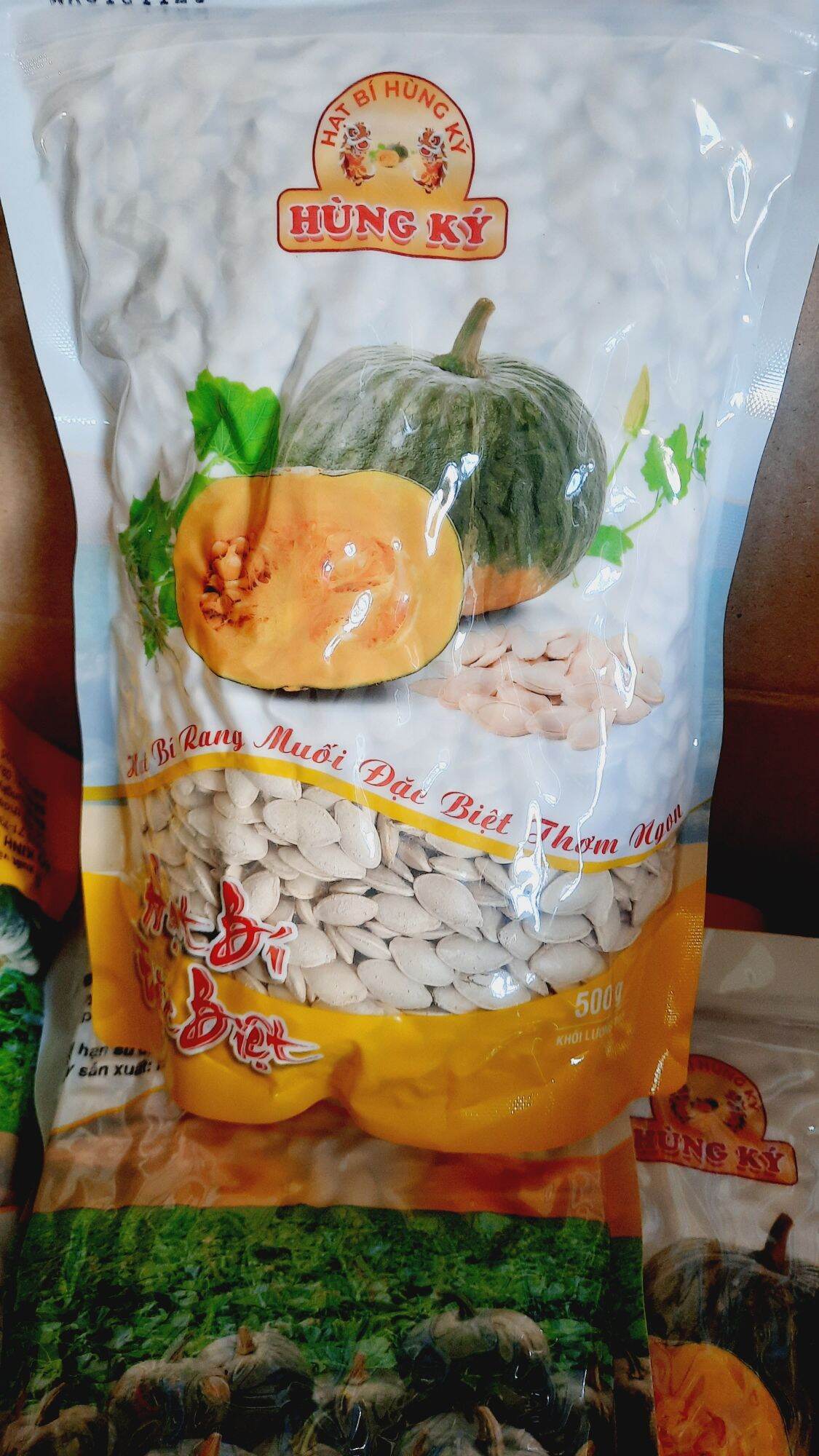 Hạt bí Hùng Ký đặc biệt Túi 500gr
