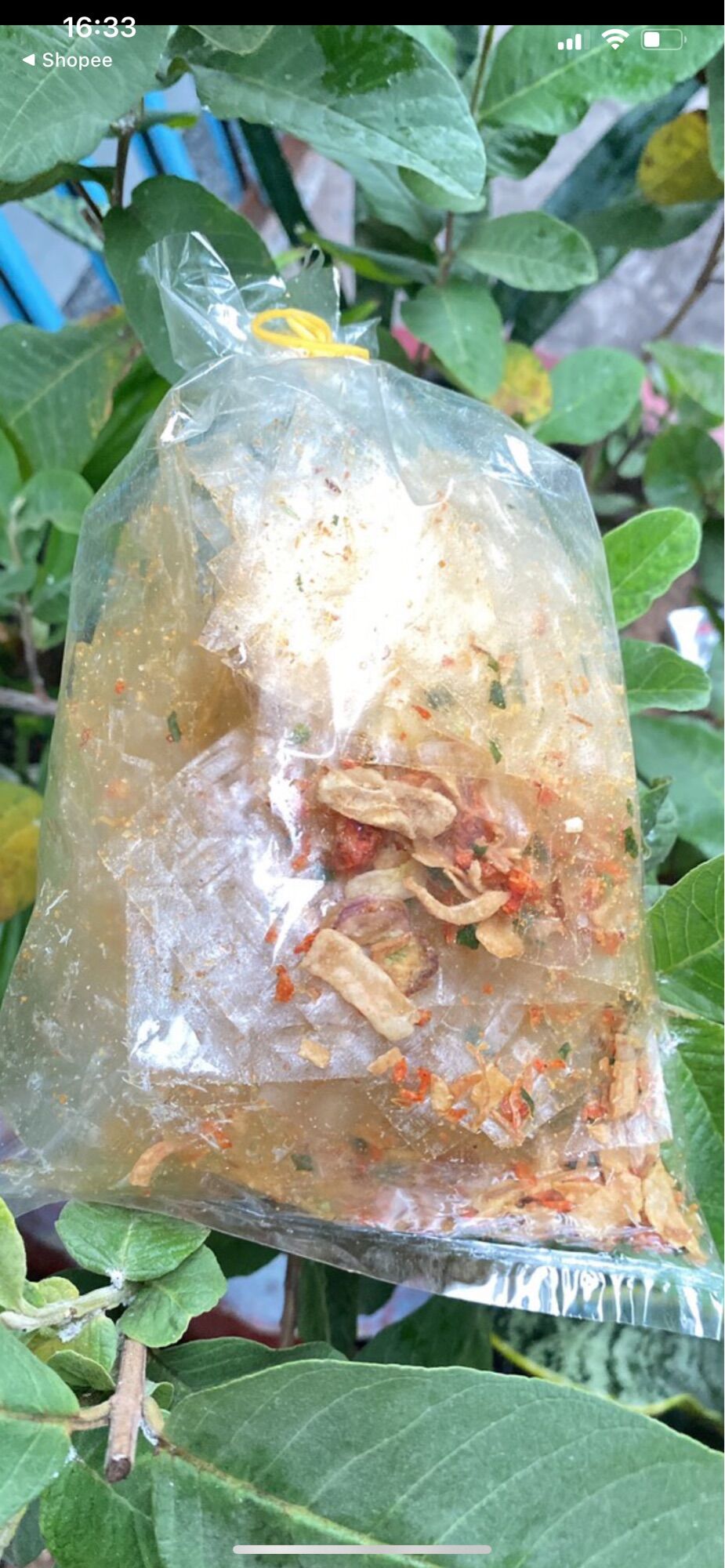 Bánh tráng Xike muối tép tôm hành 1 bịch