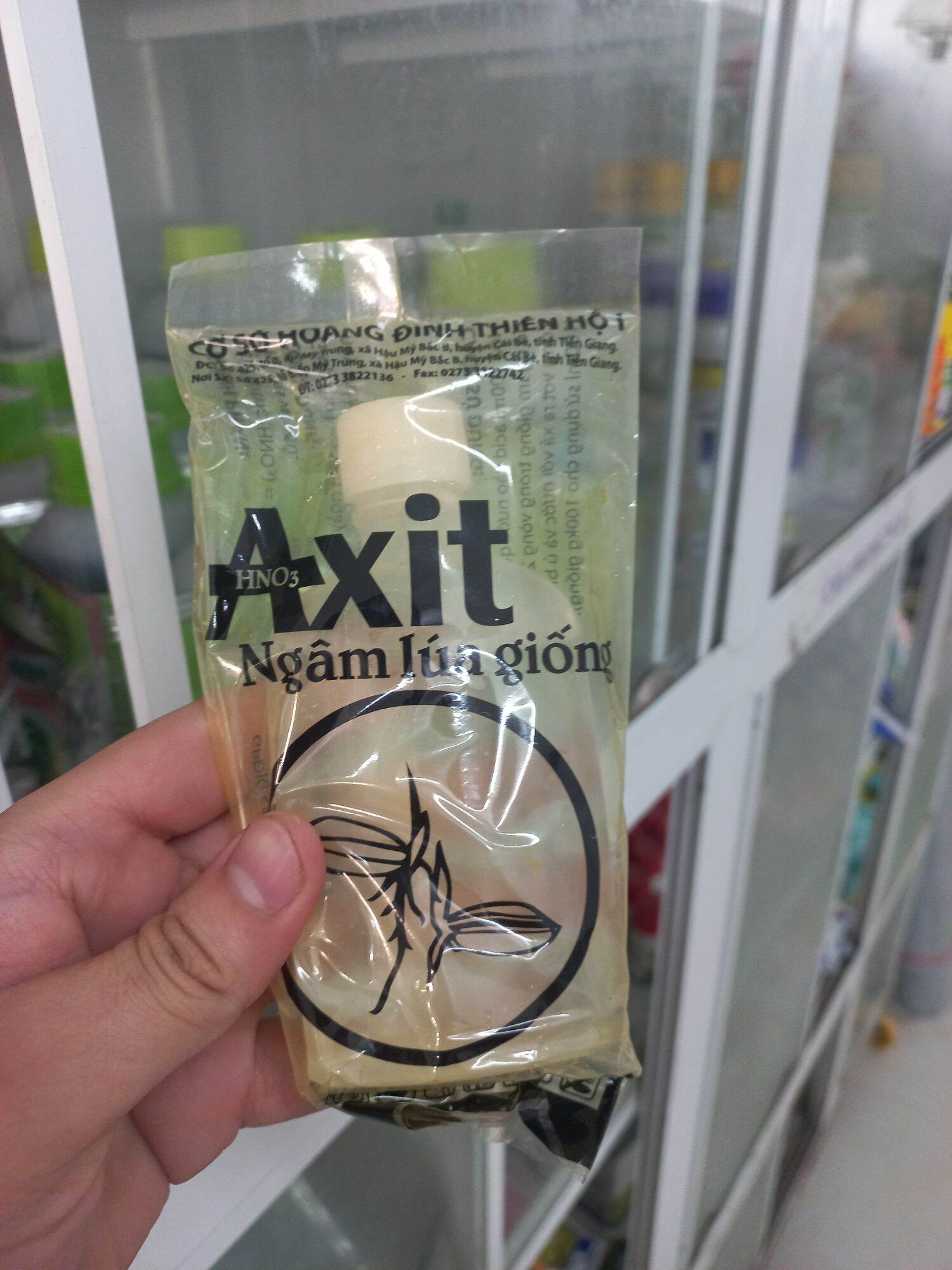 Axit chai dẹp ngâm lúa giống 100ml