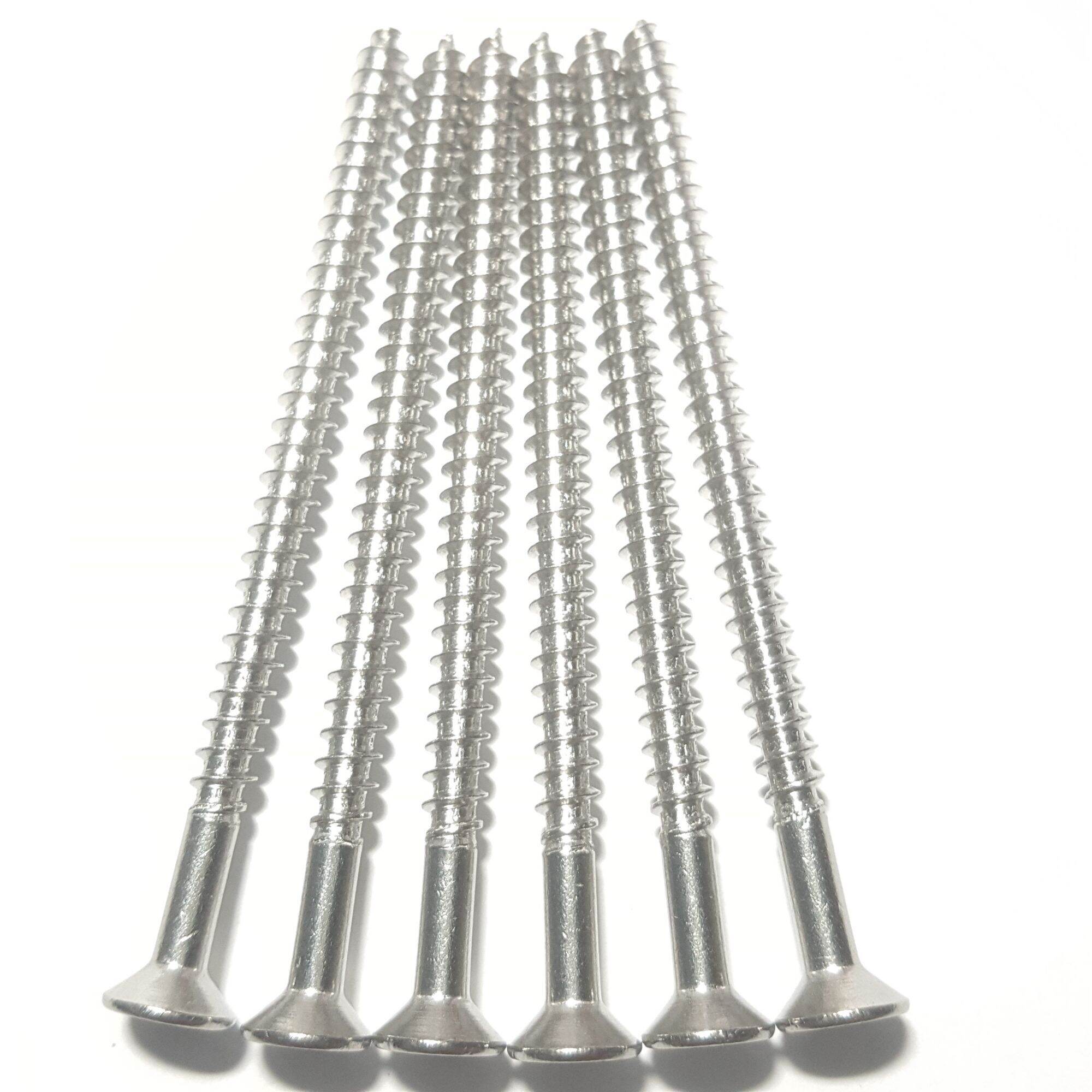 20 con vít inox 304 cao cấp 5*80 [đầu bằng ren thưa]