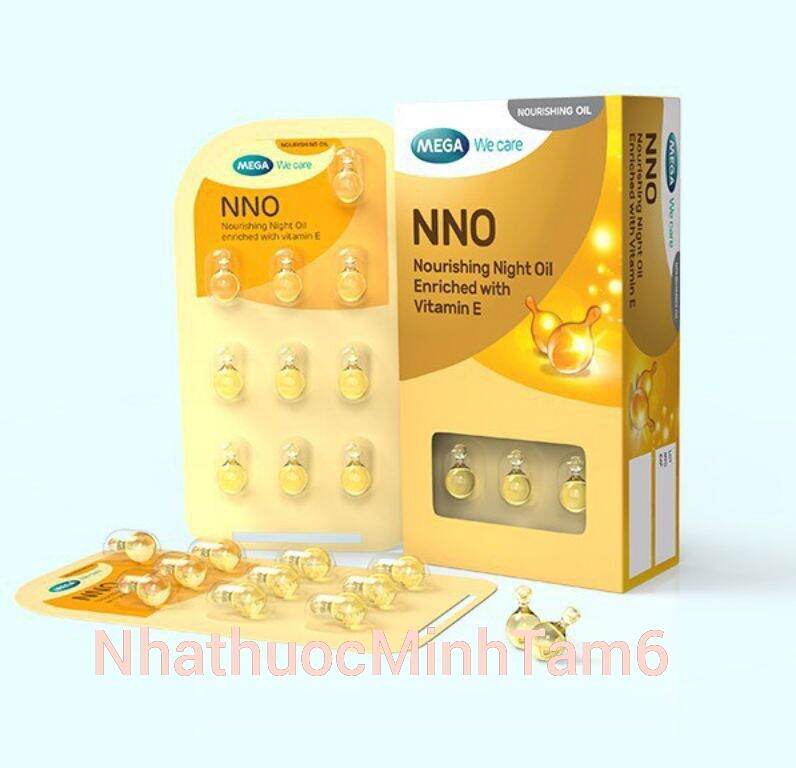 Nno - Viên Dưỡng Da Cung Cấp Vitamin E Và Dầu Jojoba - Hộp 30 Viên