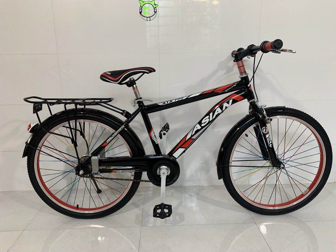 Xe đạp nam 24 inch asian đỏ