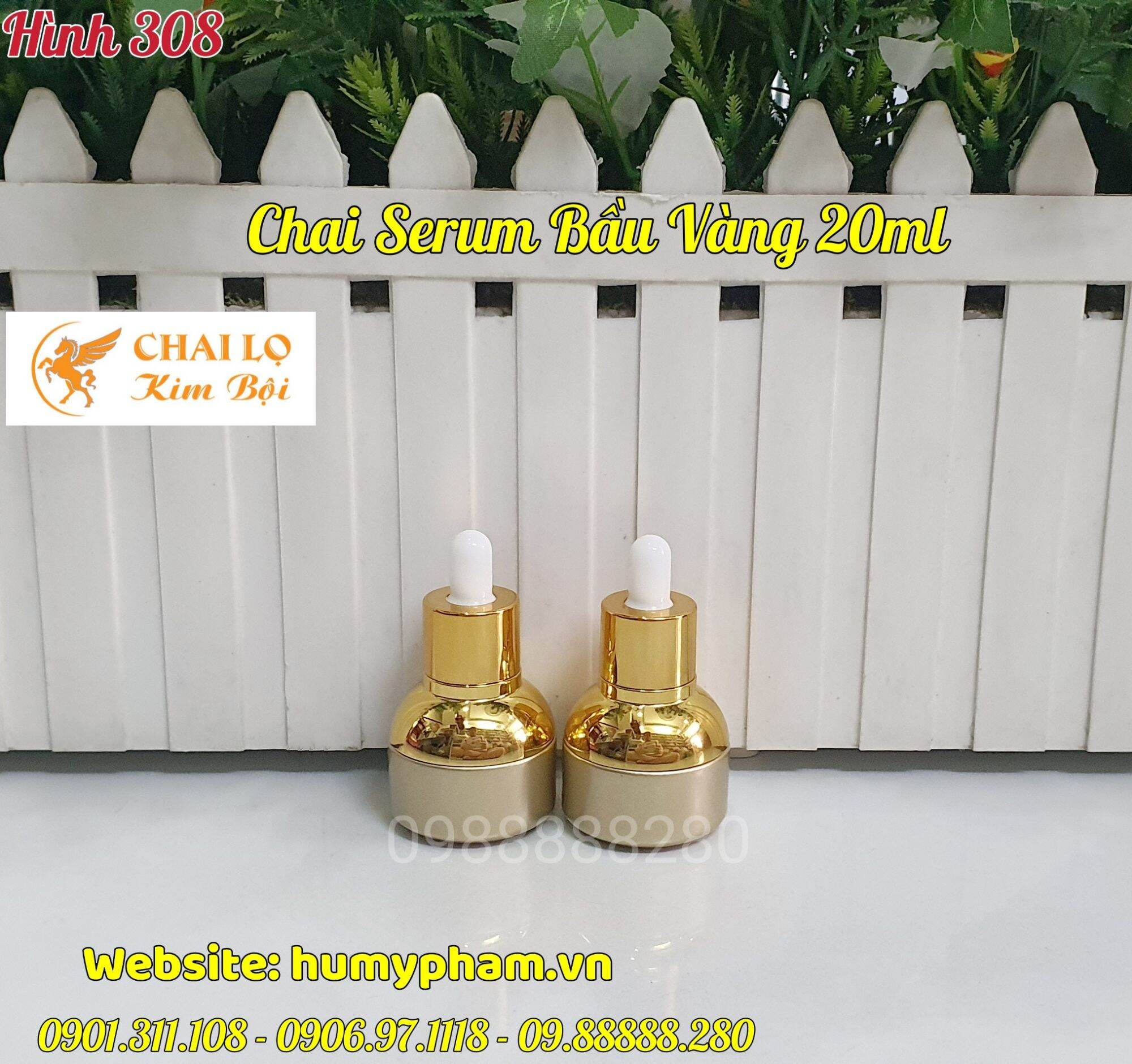 Chai Đựng Serum Bầu 20ml