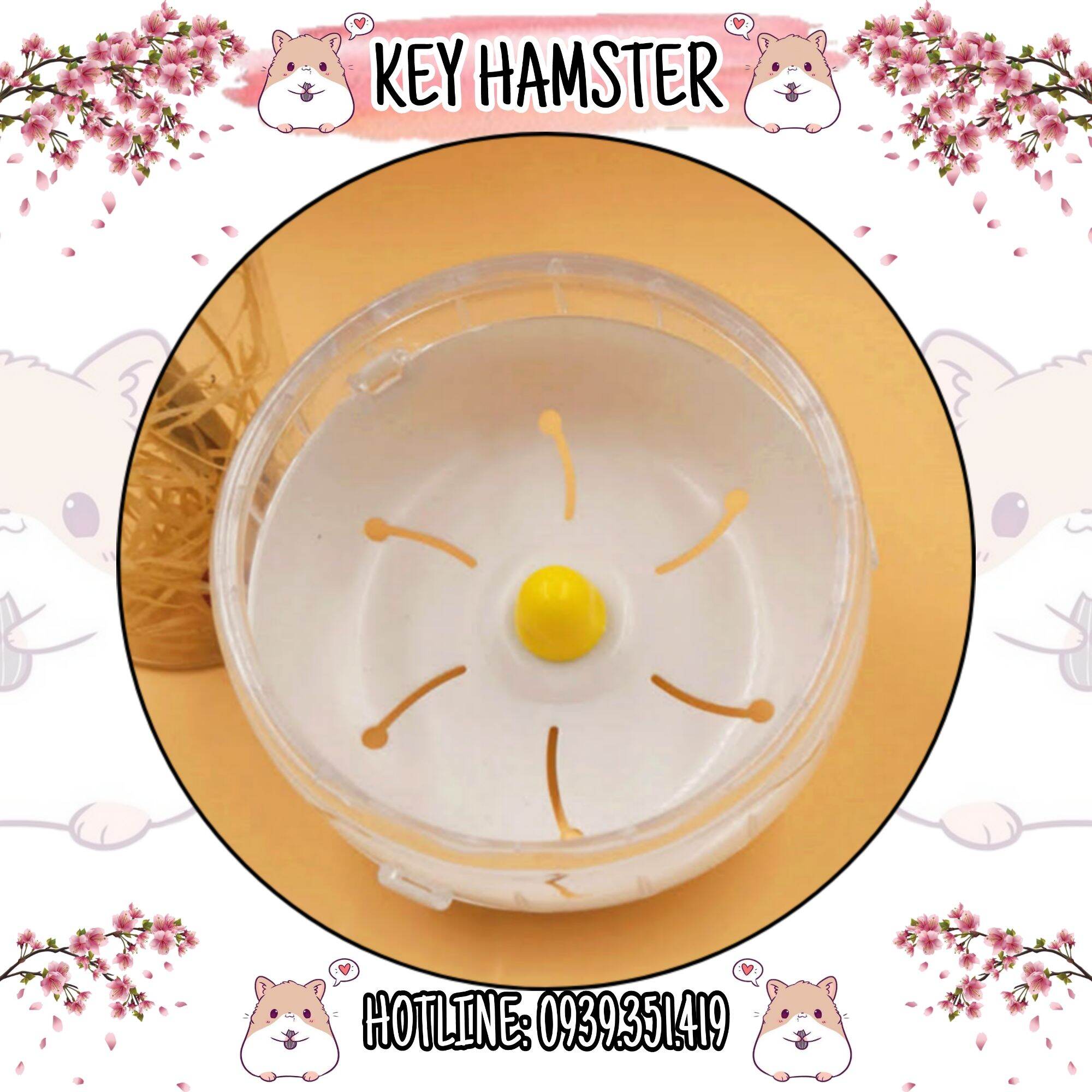 Wheel Carno 21cm - Vòng chạy cho hamster.