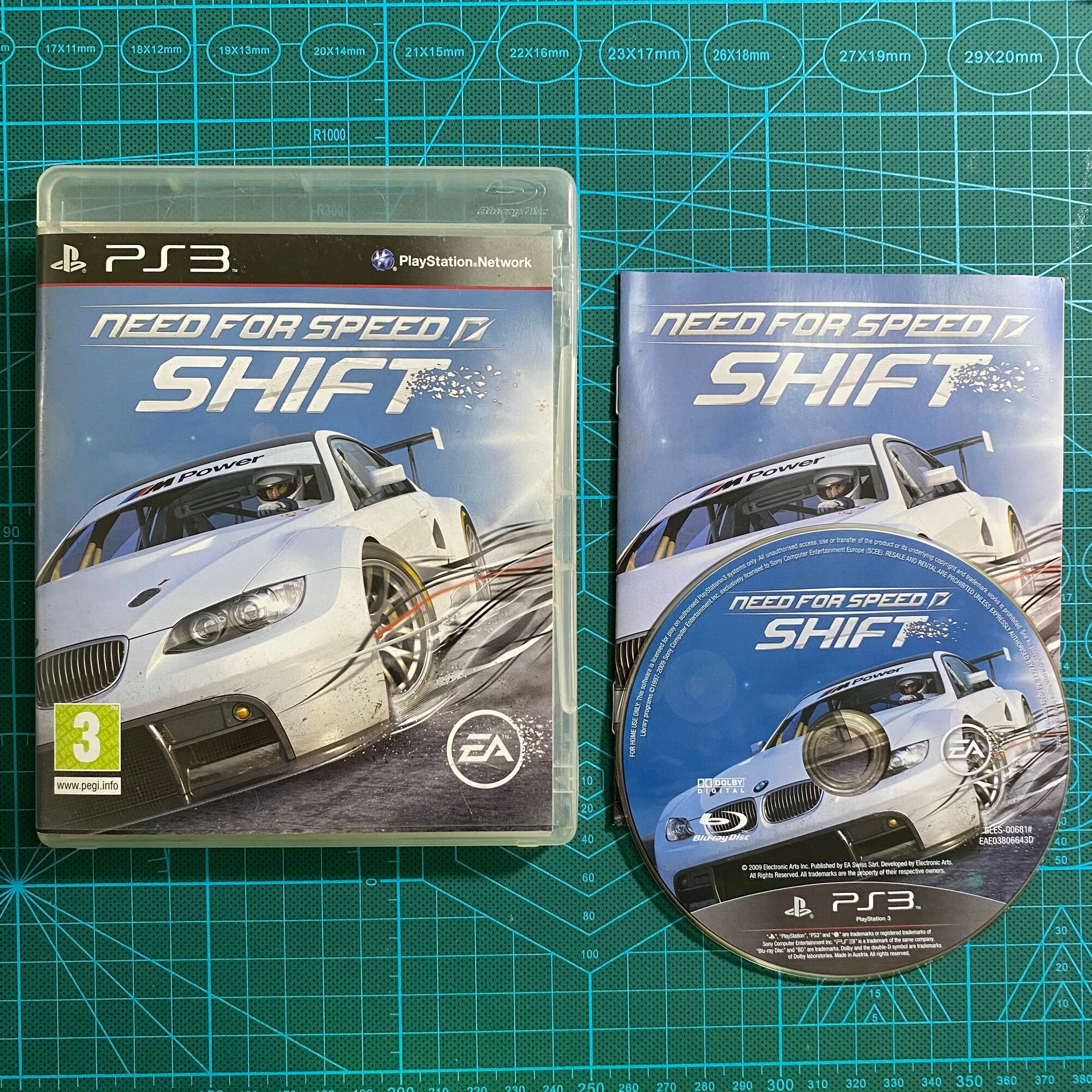 Đĩa game need for speed shift ps3 hệ pal