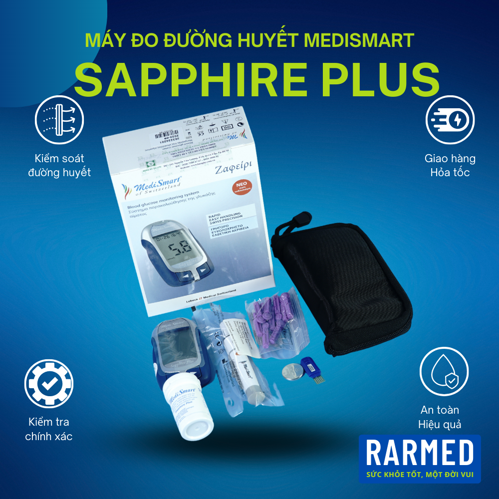 Medismart Sapphire plus electronic blood glucose meter for shot blasting