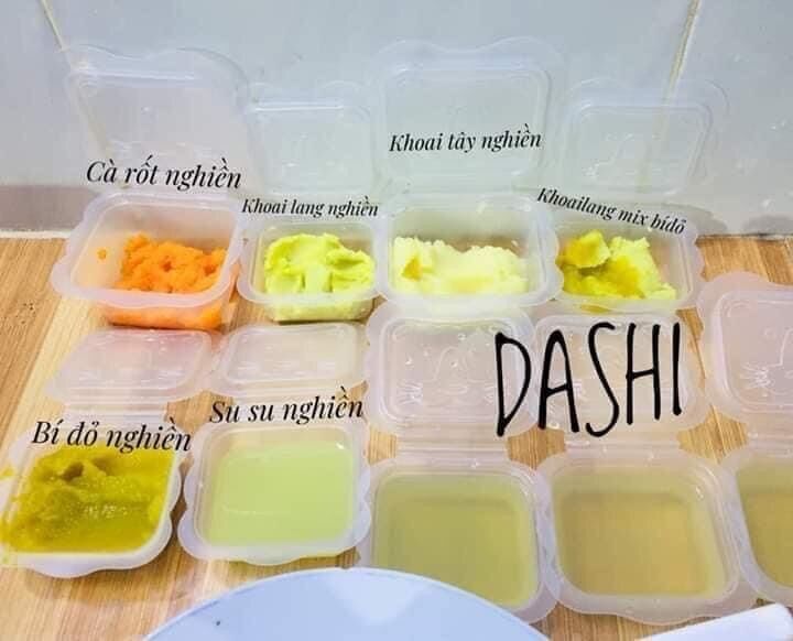 Bột ăn dặm cho bé từ 4-10 tháng ( có rau cũ sẵn,500 gr)