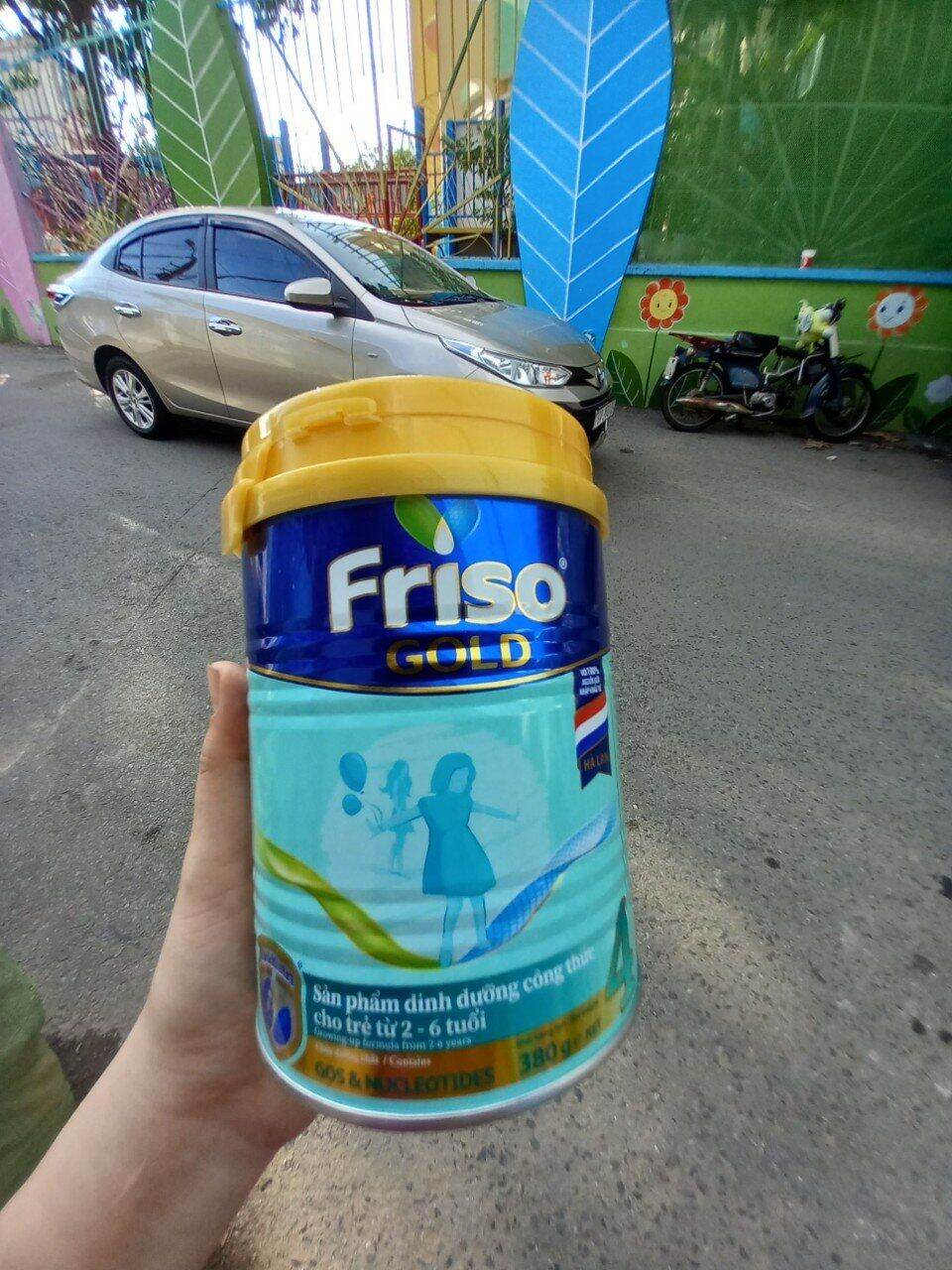 Lon sữa bột friso gold 4 380g