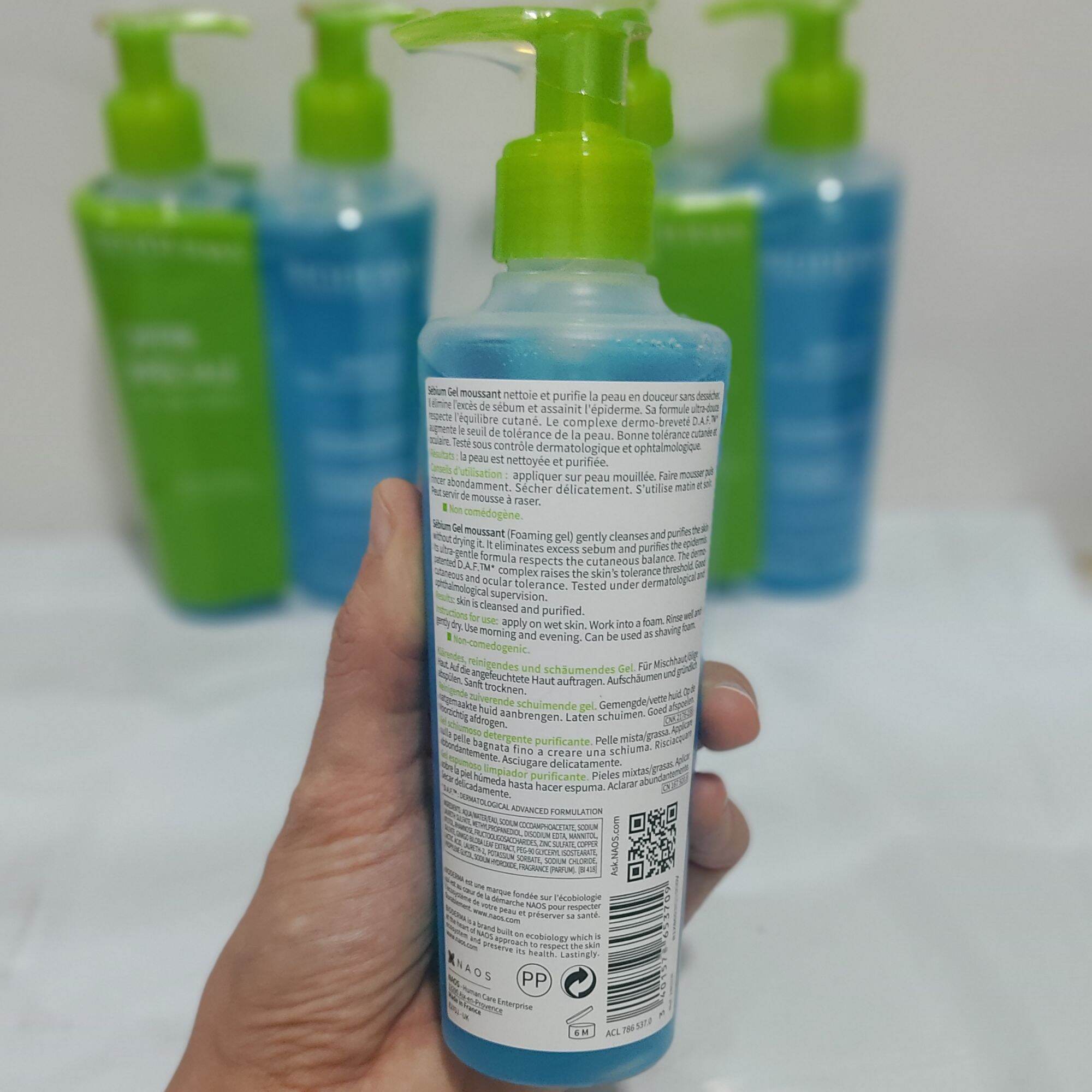 (Chính hãng) Sữa Rửa Mặt Bioderma Sebium Gel Moussant 200ml
