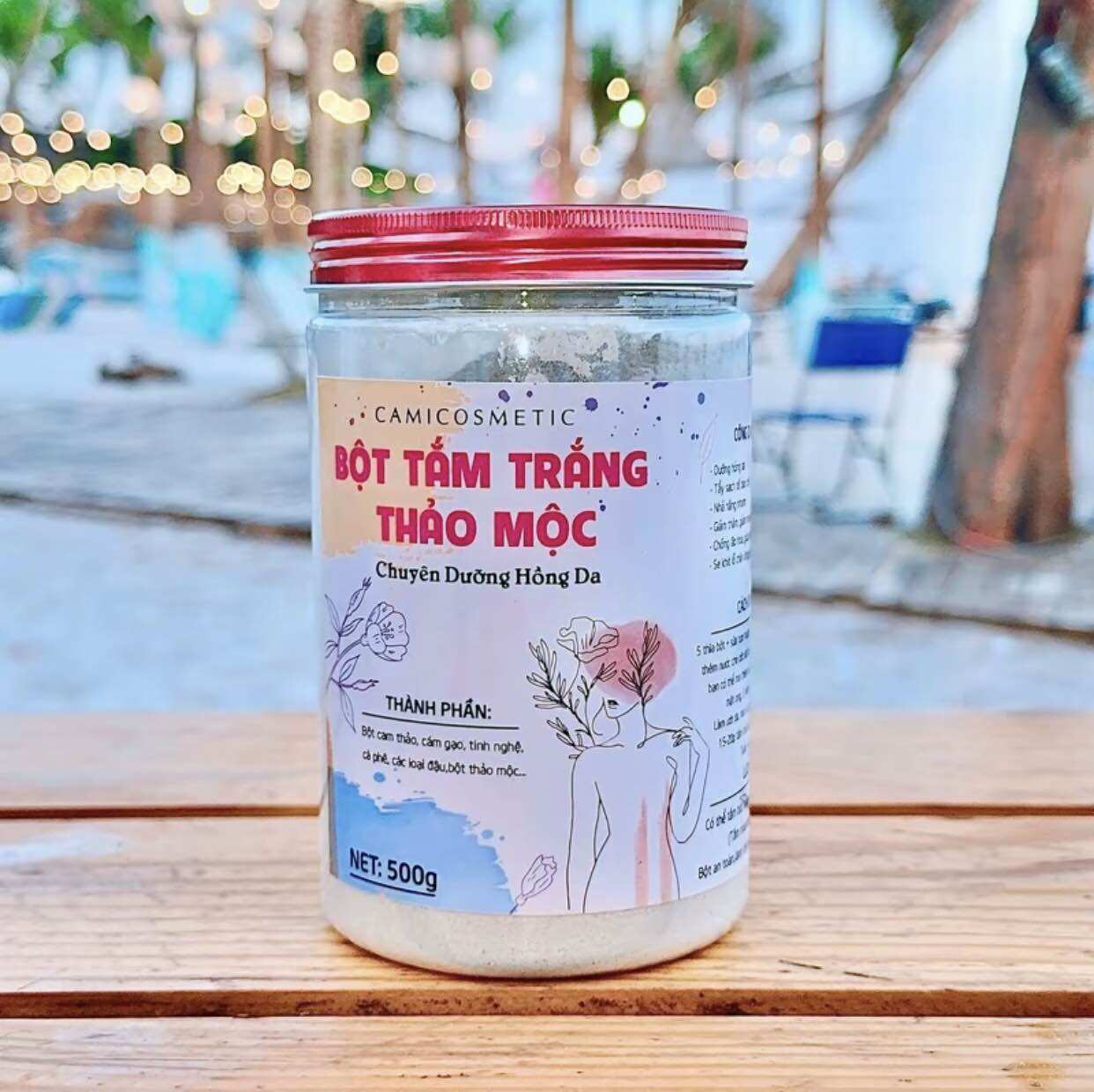 BỘT TẮM TRẮNG THẢO MỘC CAMI COSMETIC
