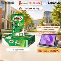 [FREESHIP TOÀN QUỐC] Sữa lúa mạch Nestlé® MILO® thùng 48 hộp x 110ml