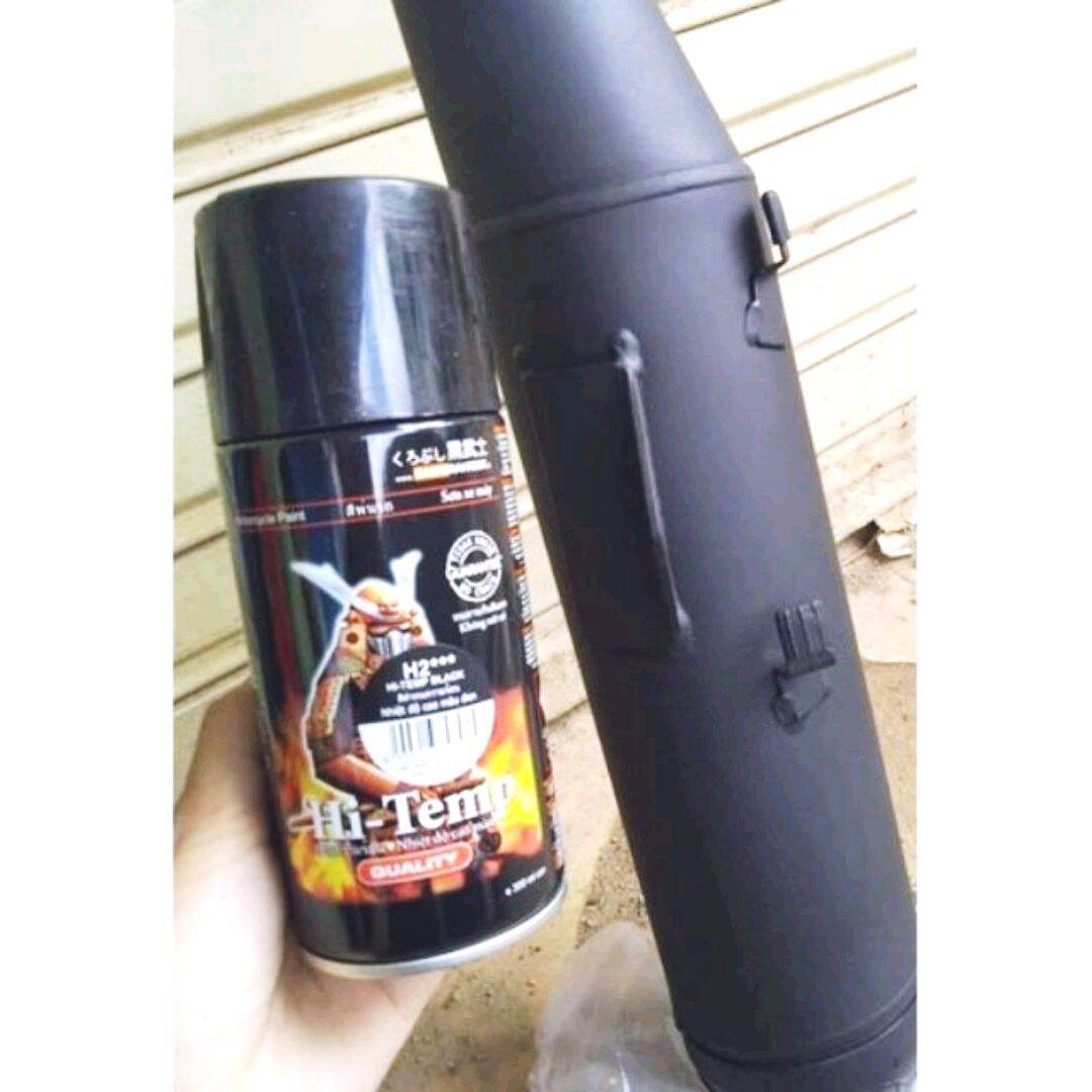Sơn samurai sơn pô xe máy / sơn chịu nhiệt độ cao / H2 màu đen nhám