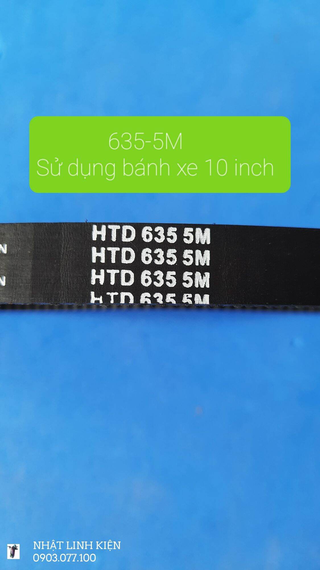 [HCM]Dây curoa xe escooter 8/10/12 inch