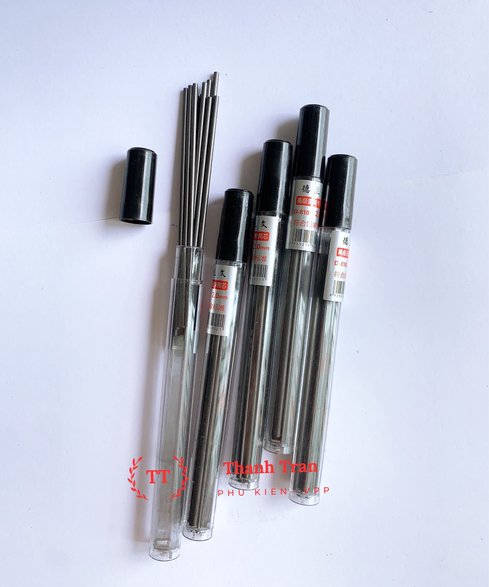 Viết Chì Bấm kèm 1 ống ruột (gồm 10ruột/ống). Ruột 2.0mm