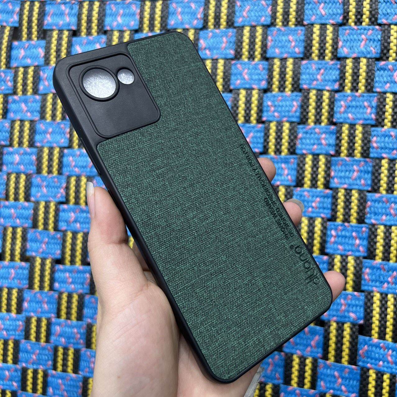 Case Ốp lưng Realme C30S kiểu vải chống trầy xước bảo vệ camera