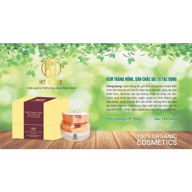 KEM TRẮNG HỒNG - SĂN CHẮC DA HT GOLD 10 Tác dụng