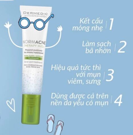 kem chấm mụn viêm Floslek