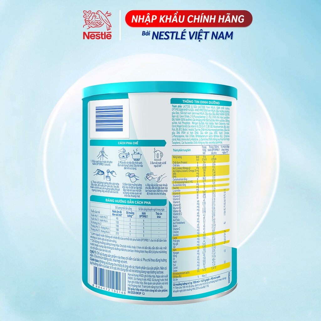 Sữa bột Nestle Nan Optipro HMO 2 900g