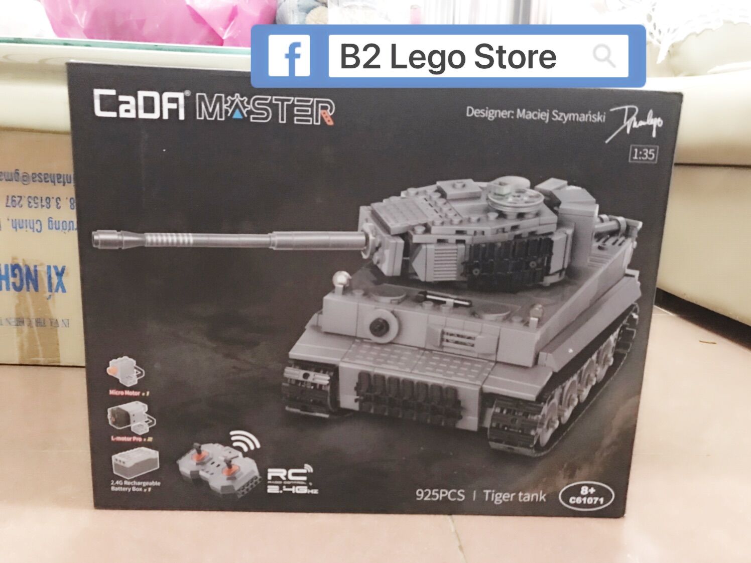 Lego lắp ráp xe tăng Tiger