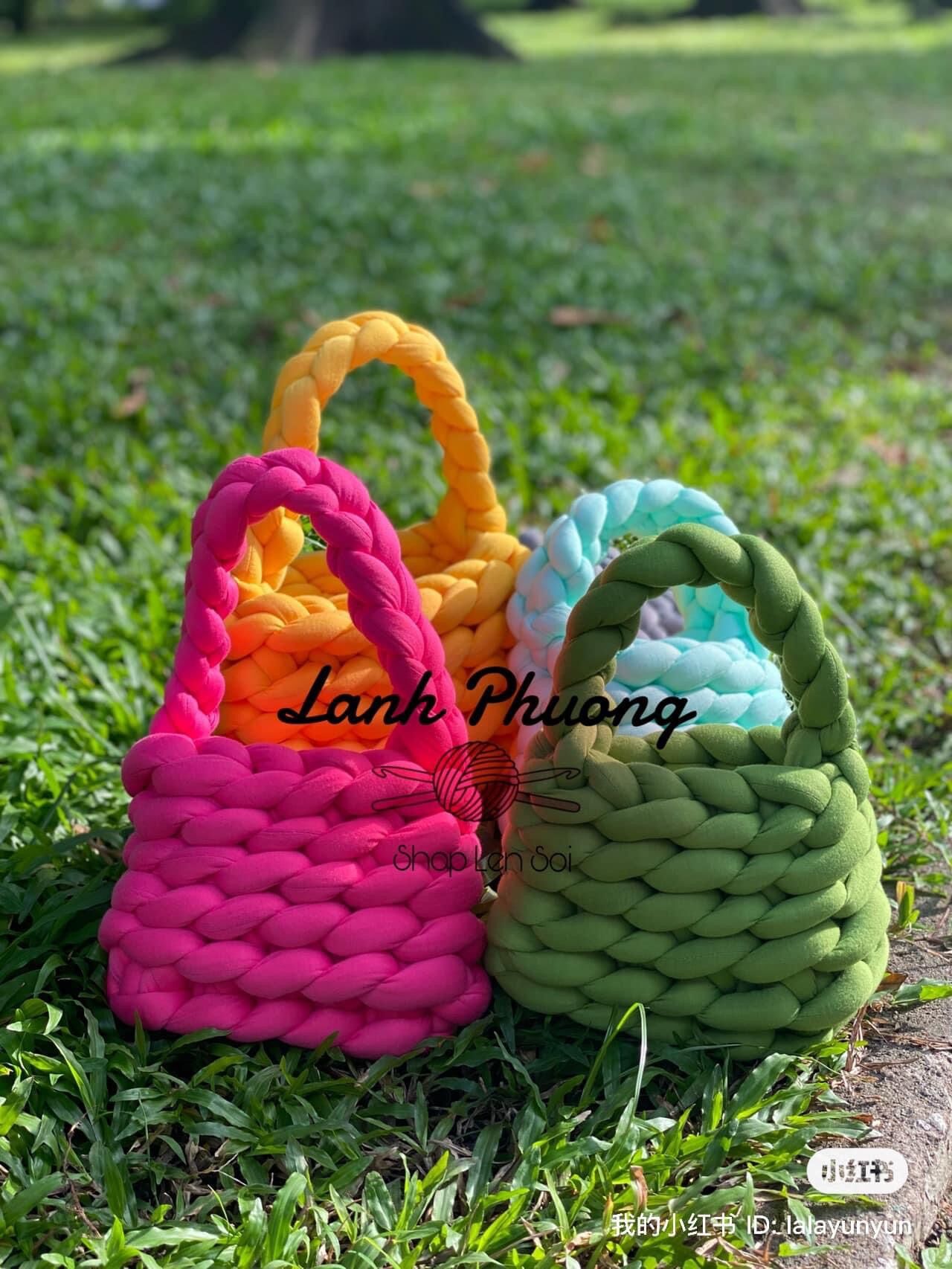 Len Chunky Cotton Sợi Siêu To Hot Trend