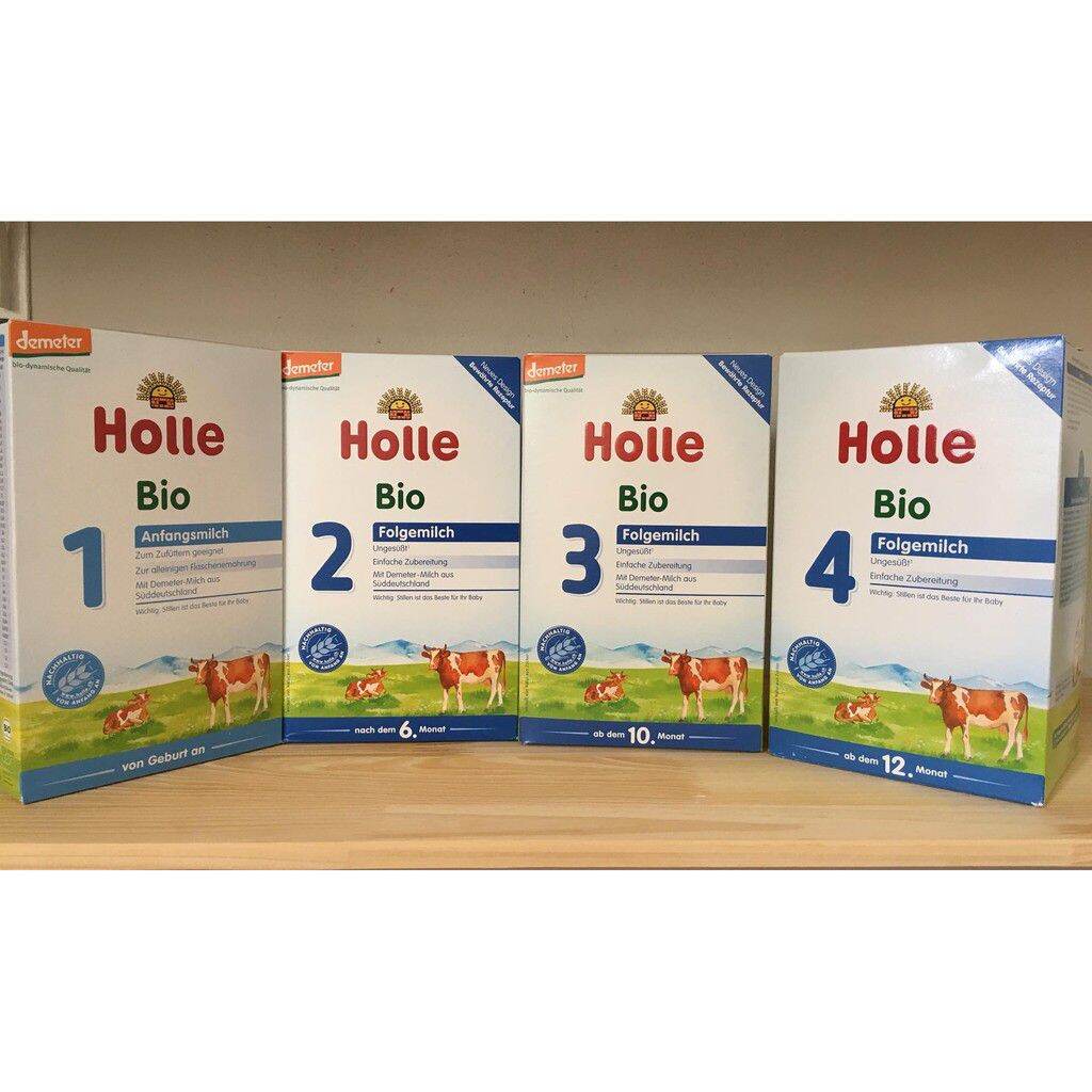 Sữa Holle 4/ Sữa bò công thức hữu cơ 600gr [Đức ☆ Date 2023]