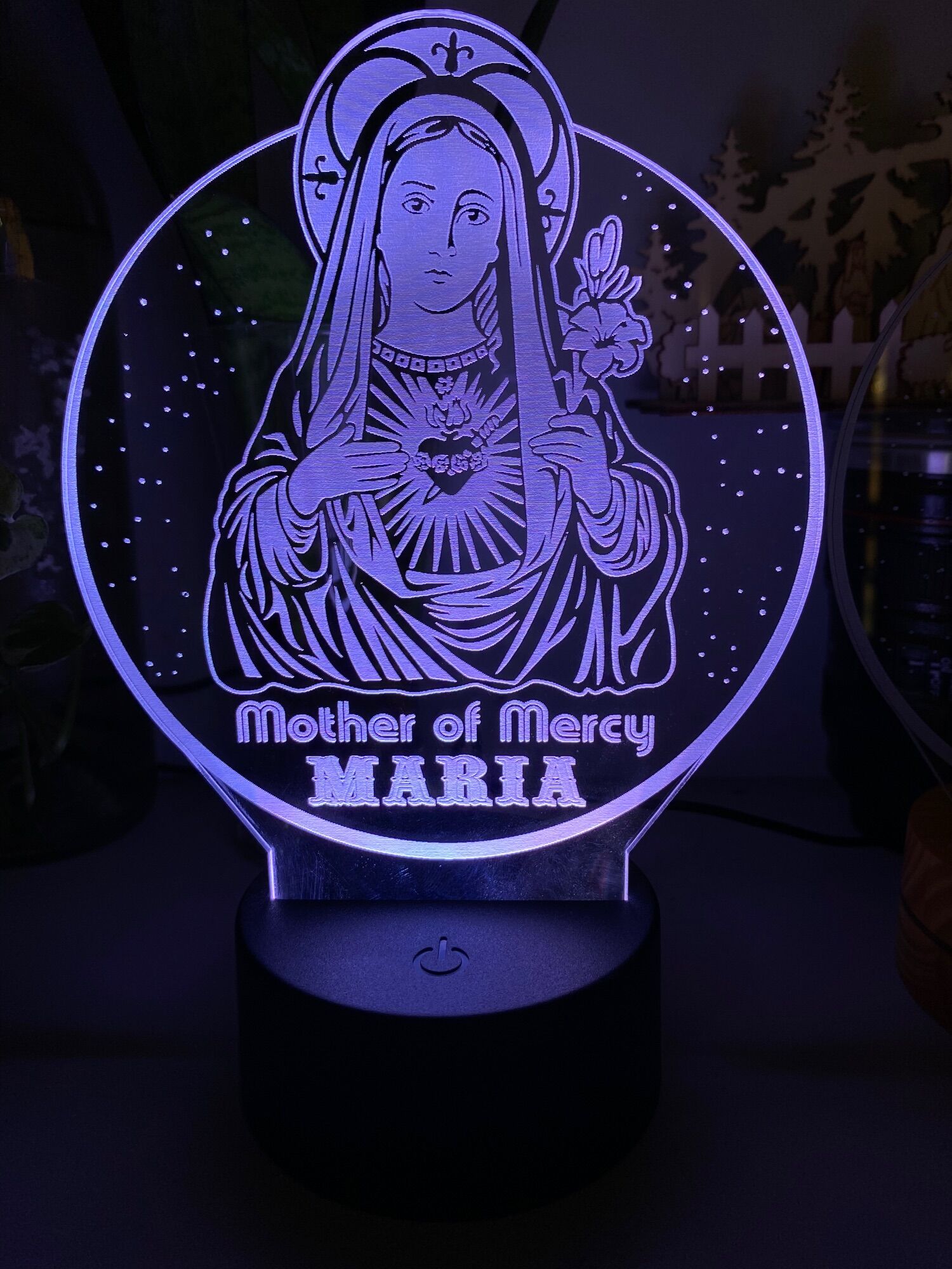 Đèn led ĐỨC MẸ MARIA