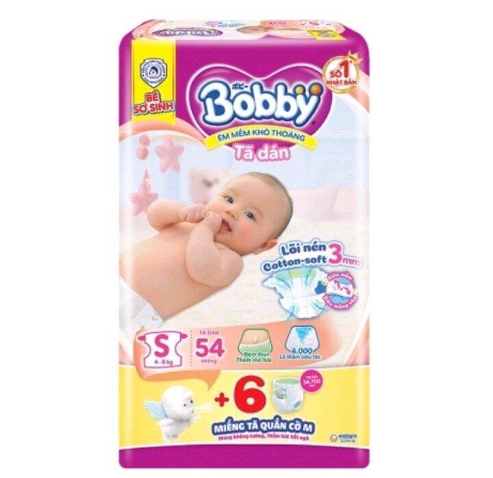 Tã dán Bobby S54 miếng chính hãng