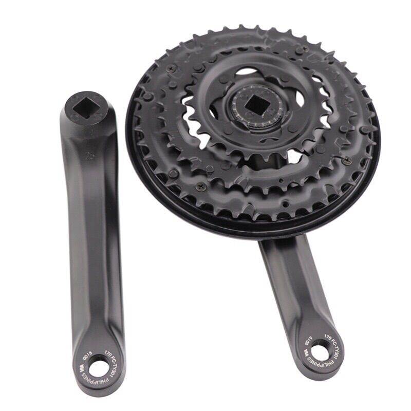 Shimano Ty301 Bicycle Crankset, 3-Layer Aluminum Material, Aluminum Material