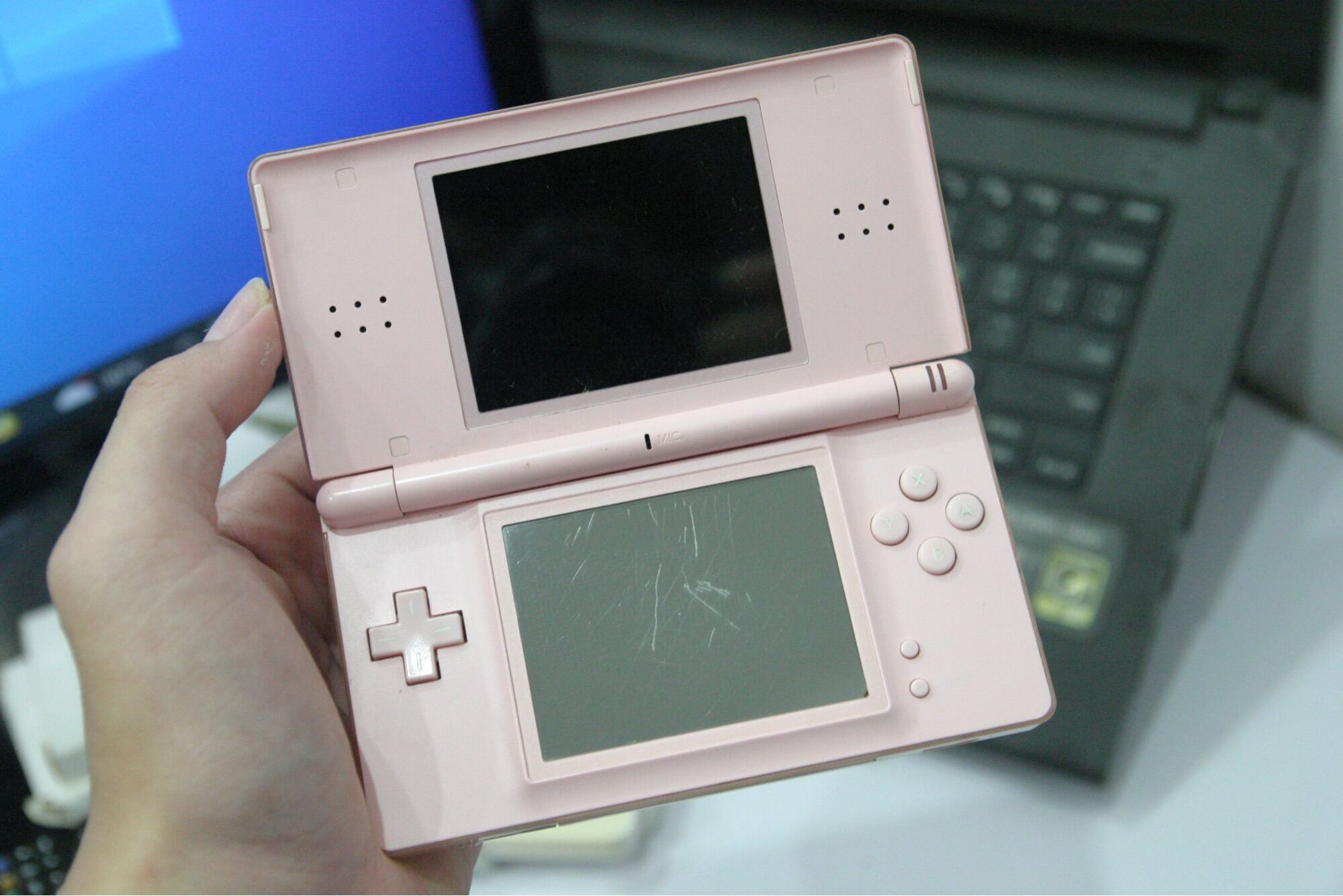 Máy Gameboy Ds Lite hồng 90%