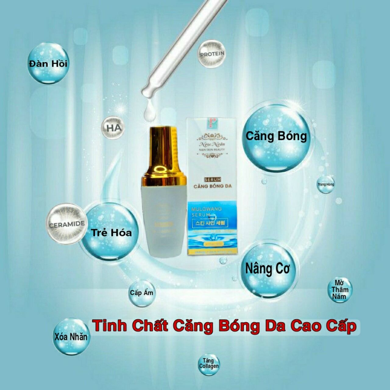 TINH CHẤT CĂNG BÓNG DA ( DA ĐẸP CHUẨN HÀN QUỐC)