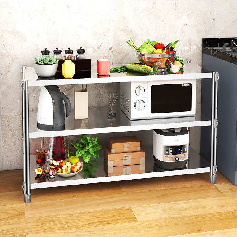 Kệ bếp inox 3 tầng, kệ để lò vi sóng