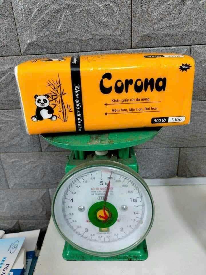 khăn giấy corona gói 500 tờ