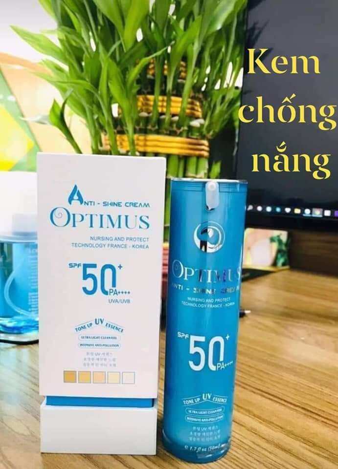 Kem chống nắng Optimus Anti Shine Thanh mộc hương mẫu mới